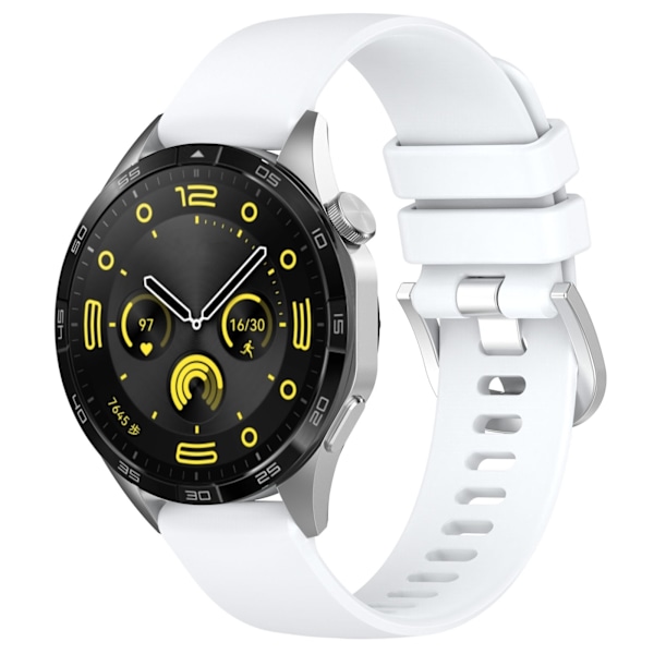Klockarmband i Silikon för Huawei Watch GT5 - 22 mm Vit 22 mm