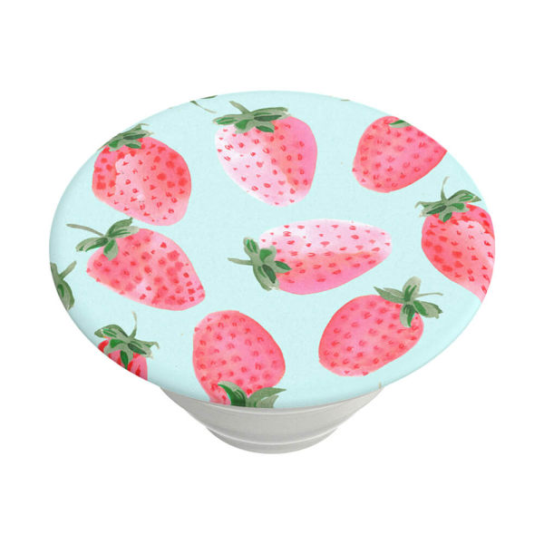 POPSOCKETS Strawberry Rain Avtagbart Grip med Ställfunktion