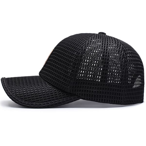 Åndbar mesh hat Mænds forår og sommer Black Black