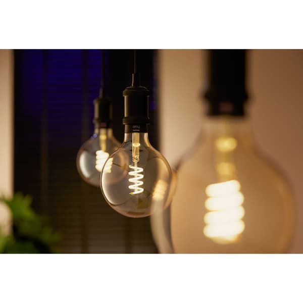 White Ambiance Filament E27 G125 Glob