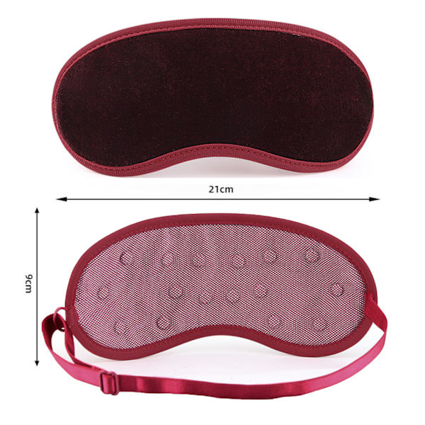 Magnetisk øjenmaske Sovende øjenplaster Red Red