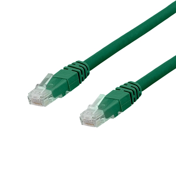 U/UTP Cat6a patch cable, LSZH, 3m, green
