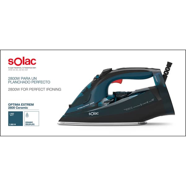 SOLAC Höyrysilitysrauta Optima Extreme 2800W