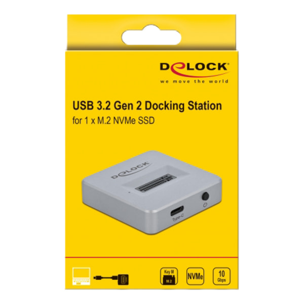 M.2 Docking Station  M.2 NVMe PCIe SSD w/ USB TypeC™ female