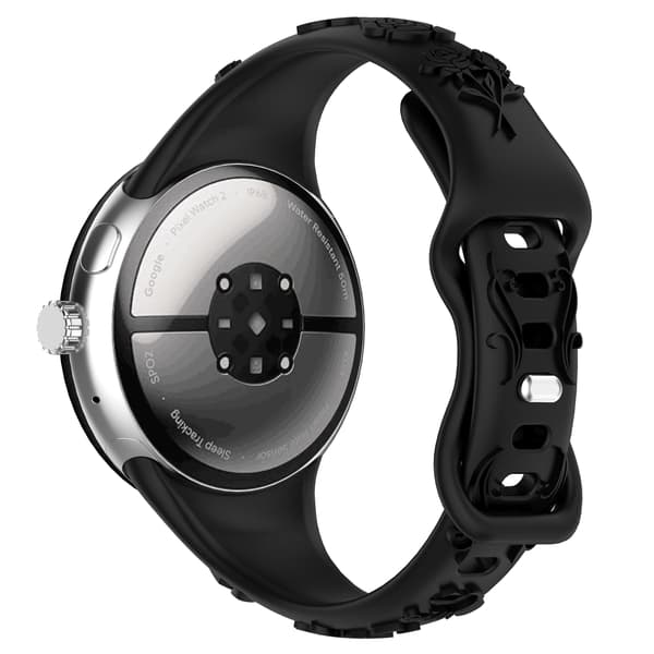 Silikonarmband för Google Pixel Watch 2 Black Black