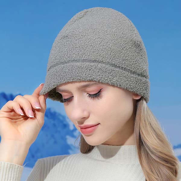 Mössa i fleece Grey Grey