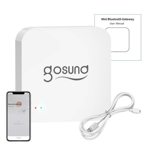 Smart Bluetooth BLE, WiFi Mesh Gateway med Alarm Gosund G2 Tuya