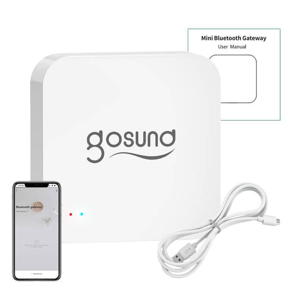Smart Bluetooth BLE, WiFi Mesh Gateway med larm Gosund G2 Tuya
