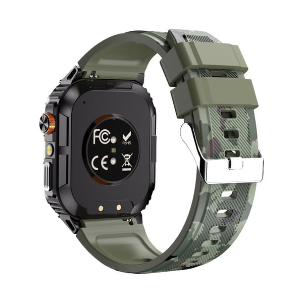 Multifunktionell Smartwatch med Hälsoövervakning & Bluetooth-Samtalsfunktioner kompatibel med Android och iOS Green Green