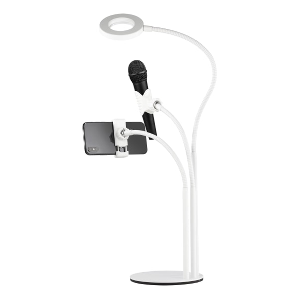 3-IN-1 Selfie Ring Lamp With Phone and Microphone holder