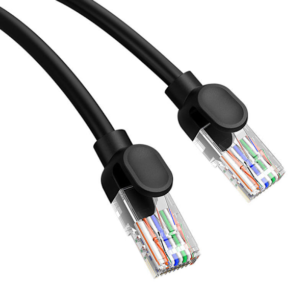 Baseus Ethernet CAT5, 5m netværkskabel (sort)