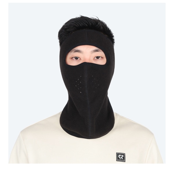 Talven lämmin naamio Balaclava Mask Musta