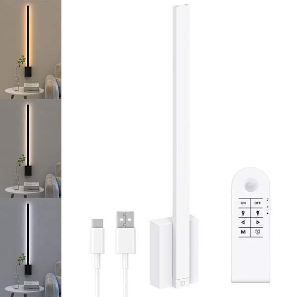 Utomhus Vattentät LED Vägglampa - Vit Skal, 2-Pack