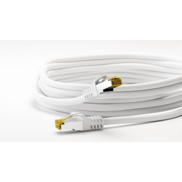 Goobay RJ45 patchkabel S/FTP (PiMF), 500 MHz, med CAT 7 råkabel,