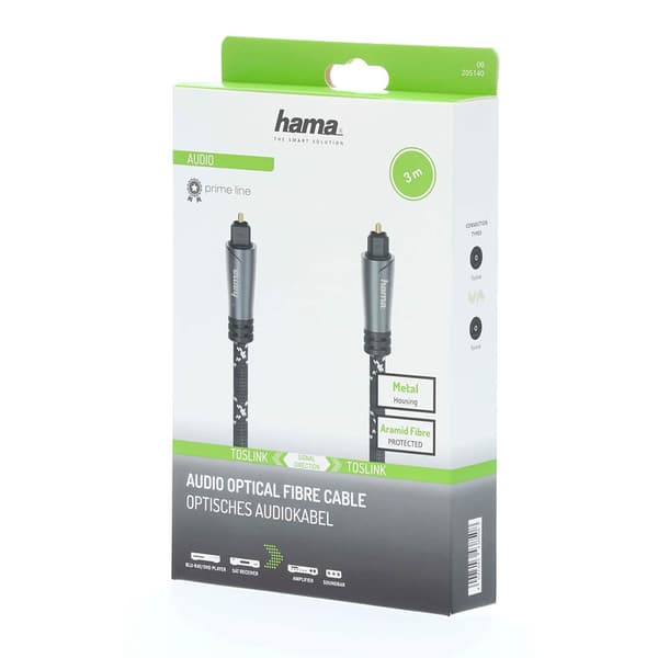 Kabel ODT Metall Svart 3.0m