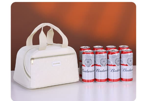 Isolerad lunchväska för arbete Beige Beige