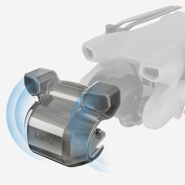Mini 3 Gimbal Protector – Linsskydd Dammtät lock för DJI Mini 3 Drone – Transparent Svart
