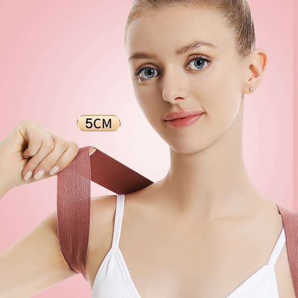 Usynlig Posture Corrector Komfortabel Støtte Pink L Pink L