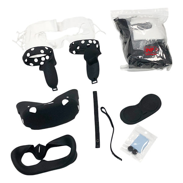 Oculus Quest 2 og Meta Quest 2 tilbehør og beskyttelse Black Black