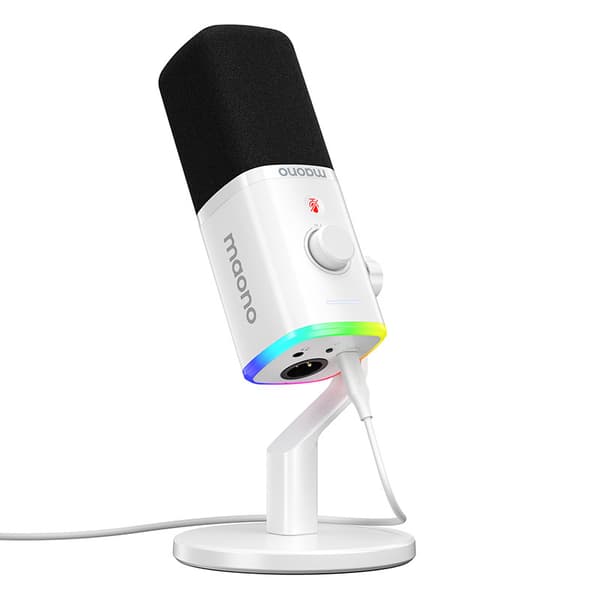 Maono PD100X -mikrofoni (valkoinen)