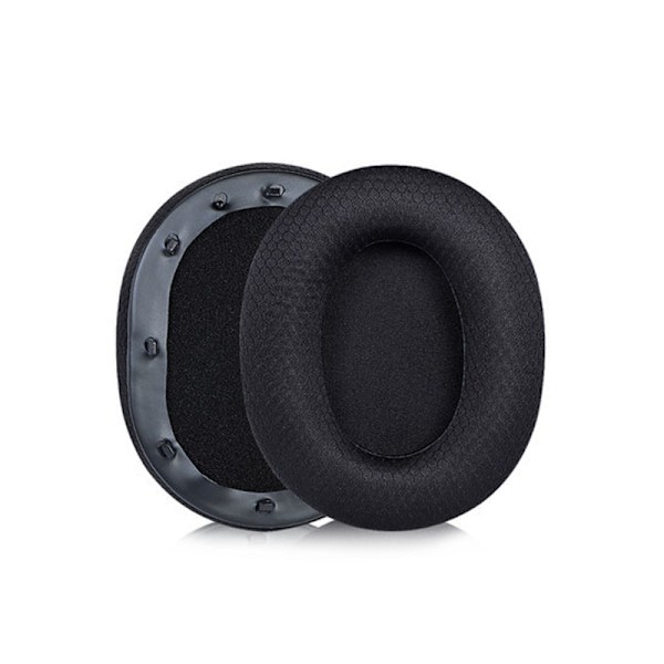 Erstatningsørepuder til Razer ManO'War 7.1 - sort fåreskind (enkelt)