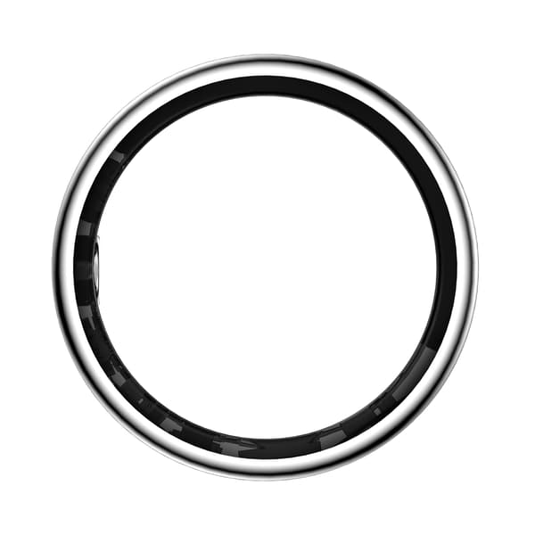 Smart Ring med Display: Pekkontroll, Fitnessmätning och Fjärrkontroll Silver 12 Silver 12