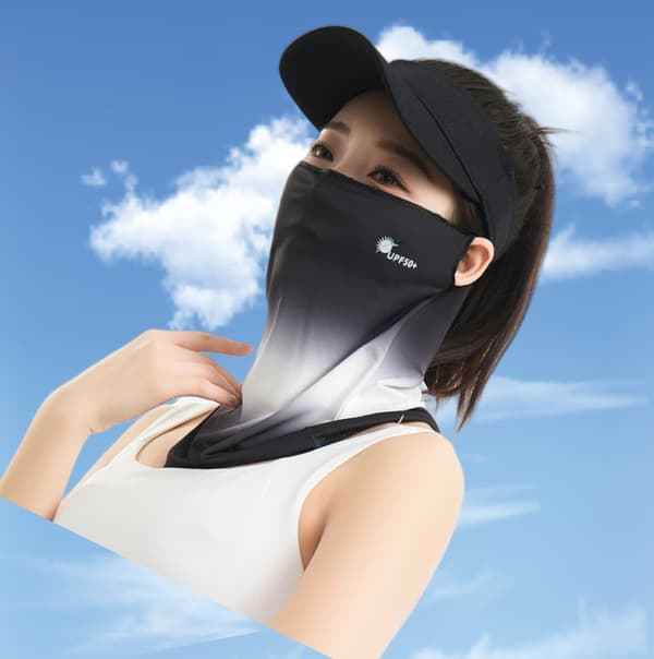 Sommar Utomhus Cykling Ansiktsmask Black Black