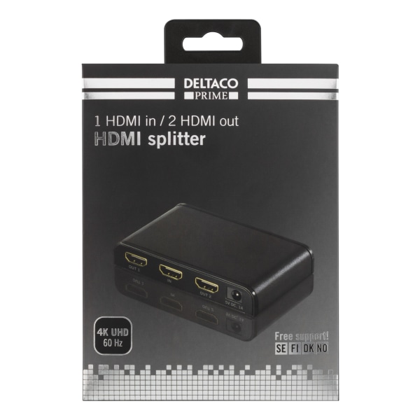 PRIME HDMI splitter 1 source>2 displays HDMI 2.0 4K UHD
