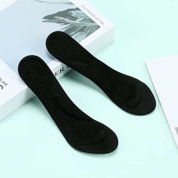 Silikone skoindlæg 1 par Black Black