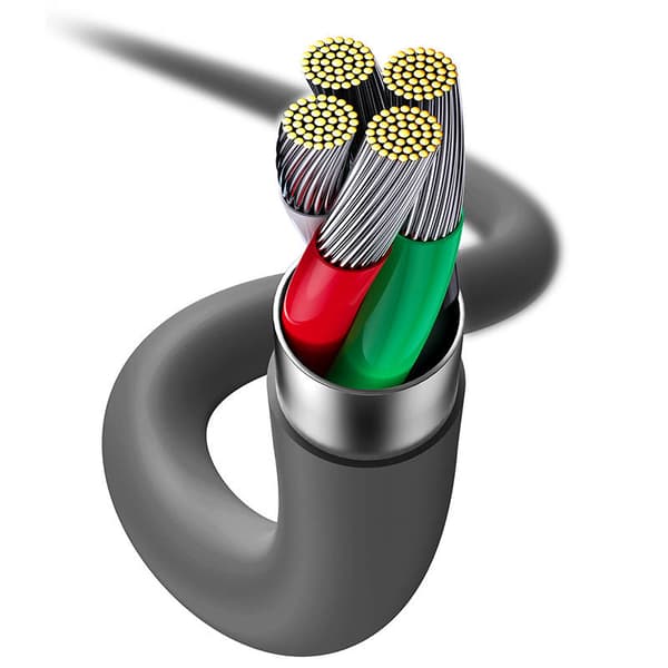 Baseus Jelly kabel USB till Lightning, 2,4A, 1,2m (svart)