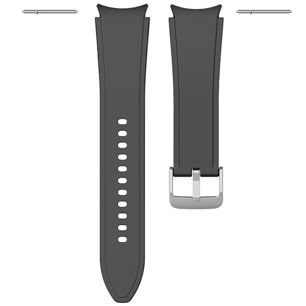 Silikone urrem til Samsung Galaxy Watch 4/5 - 20 mm sort
