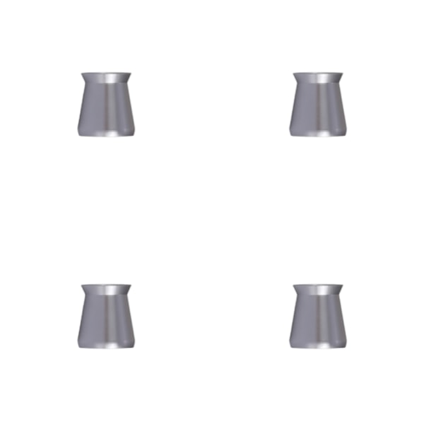 Ljusskydd, elegant ljustillbehör 4-pack Silver