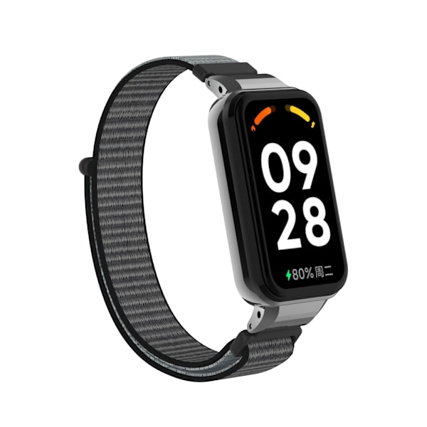 Nylon urrem til Xiaomi Redmi Band 2/8 Active Grå