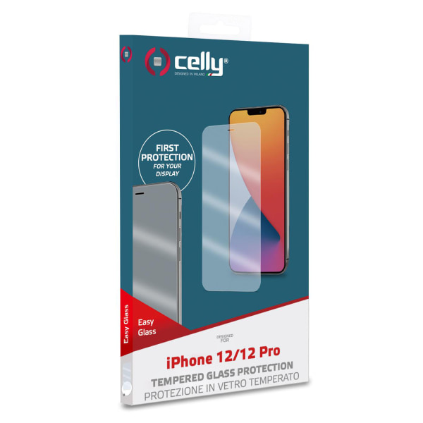 Celly Skärmskydd iPhone 12 / 12 Pro Härdat glas