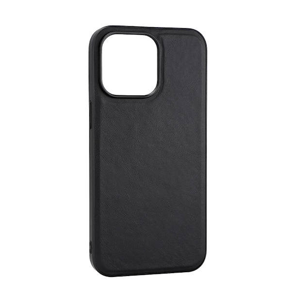 Mobilskal Läder MagSeries Svart - iPhone 15 Pro Max