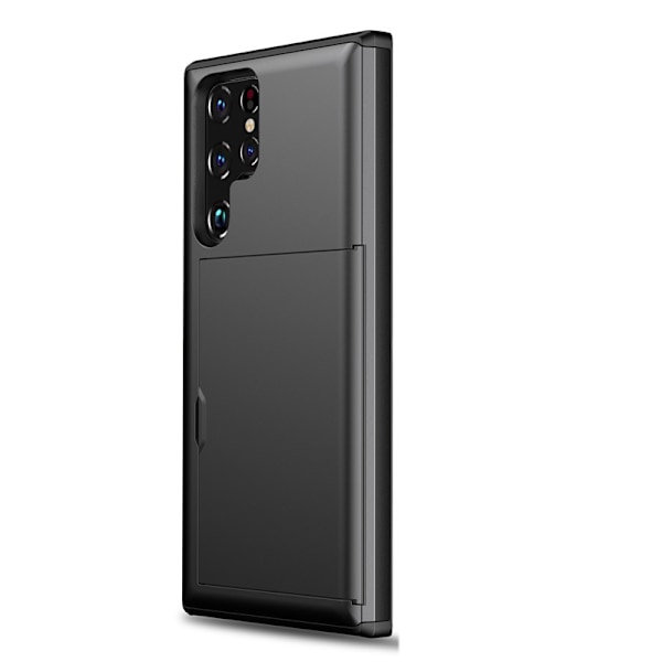 Skyddsfodral med korthållare för Samsung telefon Samsung Galaxy S22 Ultra