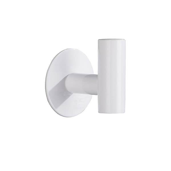 2-pack självhäftande krokar - Vita väggkrokar