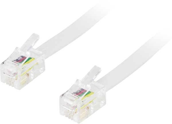 Modular cable 4P4C RJ10 - 4P4C RJ10 5m