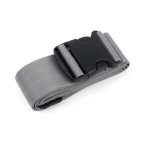 Justerbart Bagageband med Spänne - 2 pack Grå