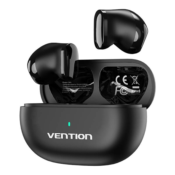 TWS Vention NBLB0 Earbuds T12 trådløse hovedtelefoner (sort)