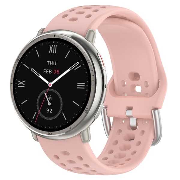 Amazfit Active 2 Band - Andningsbart silikon sportbyte Pink Pink