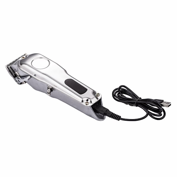 INF Hårklippare / trimmer med tillbehör - Tystgående och uppladdningsbar Silver