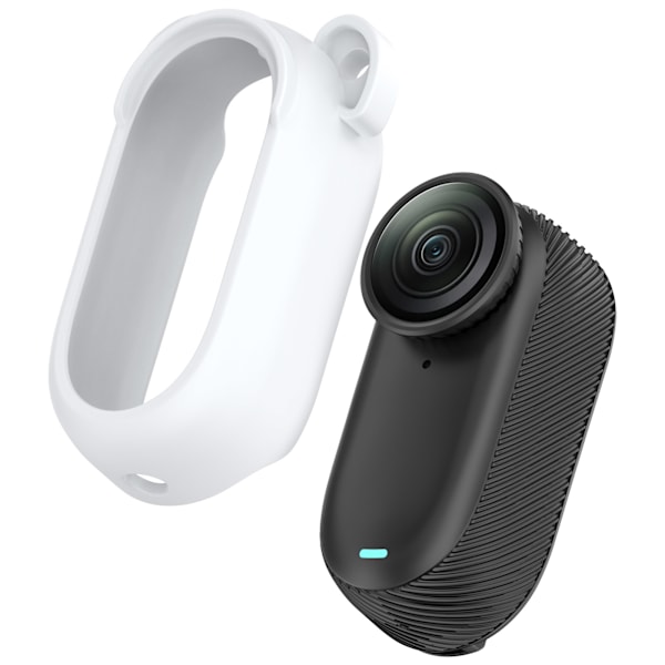 Silikonskyddsfodral för Insta360 GO 3S och GO 3 Vit
