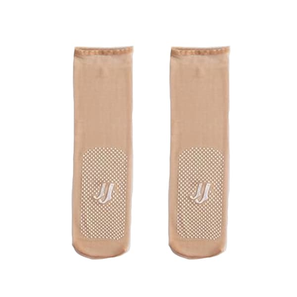 10 par tunna silkesstrumpor Beige Beige