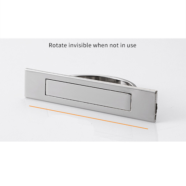 2-pack lådhandtag - elegant och modern design Silver