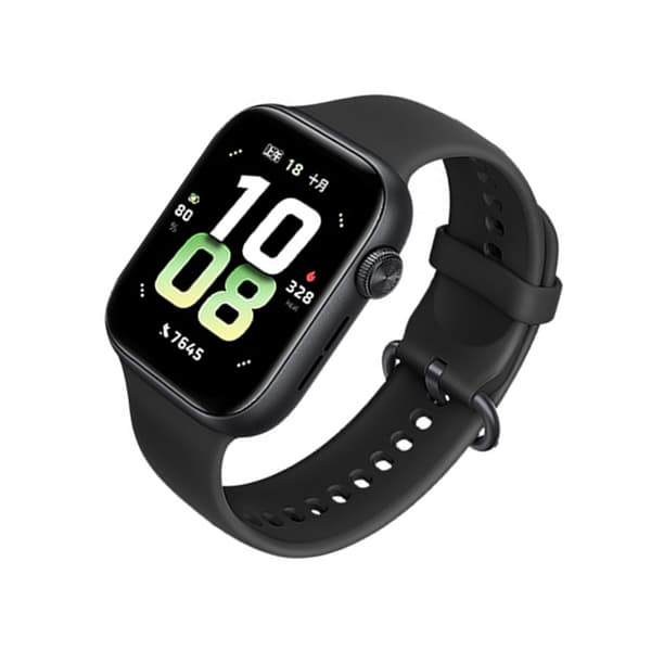 Stilfuld silikonerem til HONOR WATCH 5 Black Black