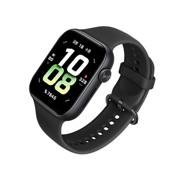 Stilfuld silikonerem til HONOR WATCH 5 Sort