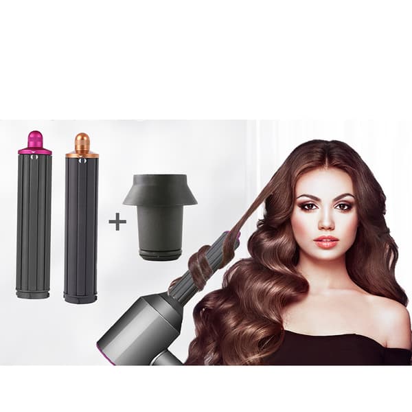 Krøllejernstilbehør til Dyson hårtørrer HD08 Gray+Red Gray+Red