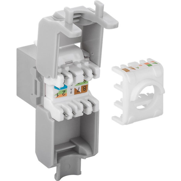 Keystone-modul RJ45 CAT 6A, UTP