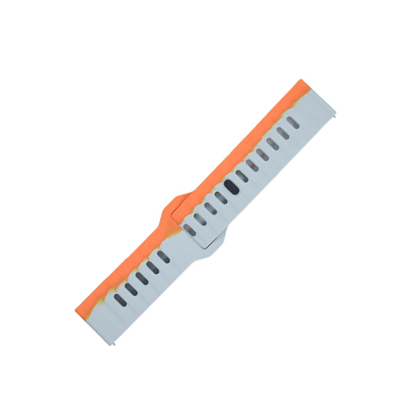 Klockarmband i Silikon - 20 mm Orange